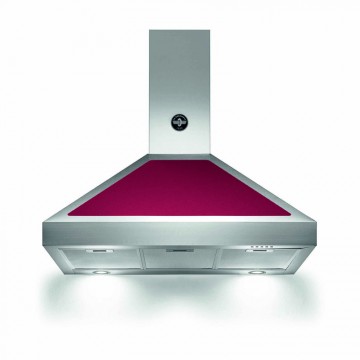 La Germania Americana K90AMHVI Απορροφητήρας Καμινάδα-Τζάκι 90cm Κόκκινος